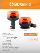 MIRAL BM201WL - ROTOATIVO LED BOXMIND BM201WL BASE MAGNETICA 12-24V